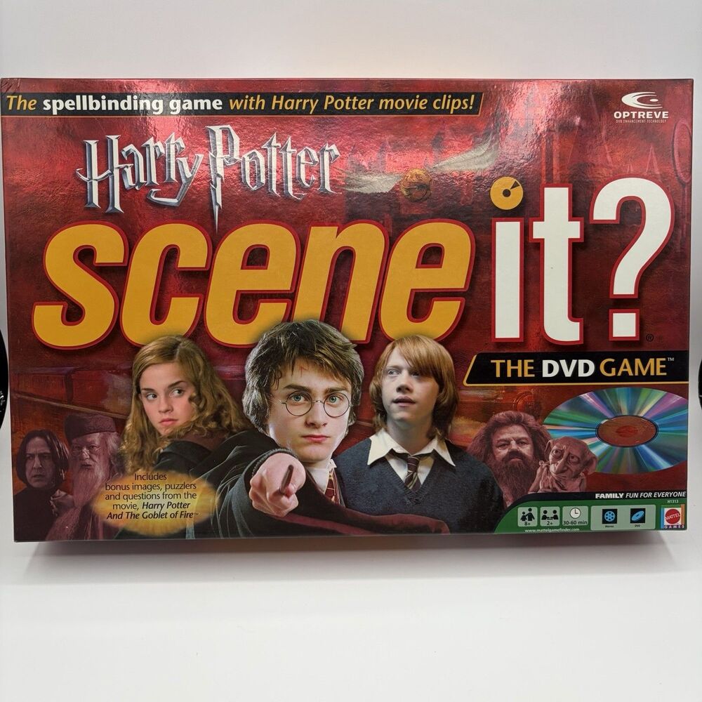 Scene It Harry Potter COMPLETE ScreenLife 2005 DVD Trivia Fantasy Wizards